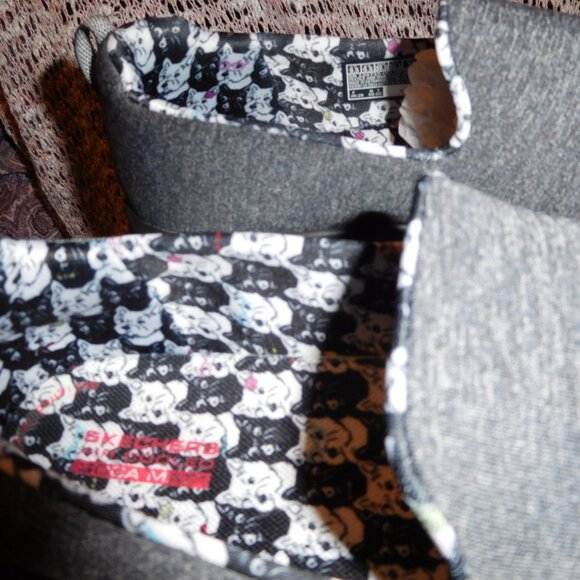 9.5M SKECHERS GO WALK JOY GRAY SCOTTIE BELLA SHOES - Picture 4 of 11